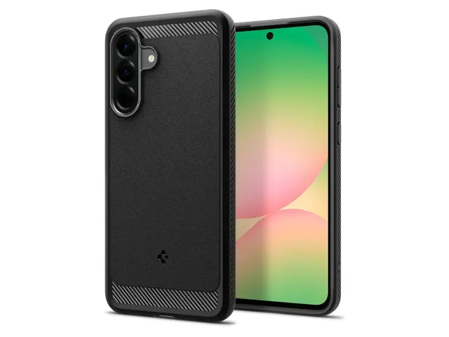 Spigen Case ACS09225 Galaxy A56 5g Rugged Armor Mat Zwart