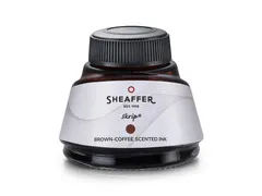 Inktpotje Sheaffer bruin inkt met koffiegeur 50ml