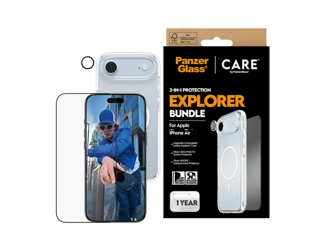 PanzerGlass | CARE by 3-in-1 Flagship Explorer Bundle iPhone Air