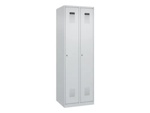 locker voor scheiding van kleding,HxBxD 1850x600x500mm,2vak