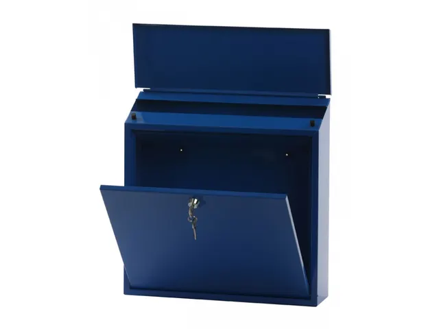 Wandbrievenbus Malagan Staal Blauw