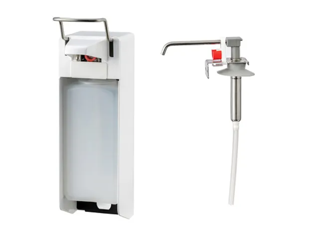 Zeepdispenser Desinfectiemiddeldispenser Wit 1000 Ml Korte Beugel