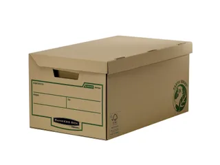 Opbergdoos R-kive Bankers Box Flip Top Maxi bruin 340x269x560mm - 1