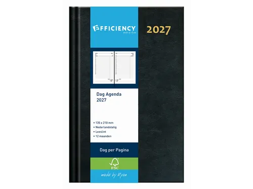 Agenda 2027 Ryam Efficiency Baladek 1dag/1pagina zwart