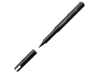 Fineliner STABILO dr!ver medium punt 0.8 mm Rood - 2