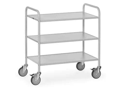 Dossierwagen 4882 150kg 800x500mm 3 Etages Ral7035
