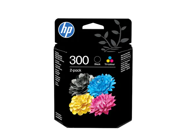 HP 300 ComboPack Zwart + Kleur Inktcartridges CN637EE