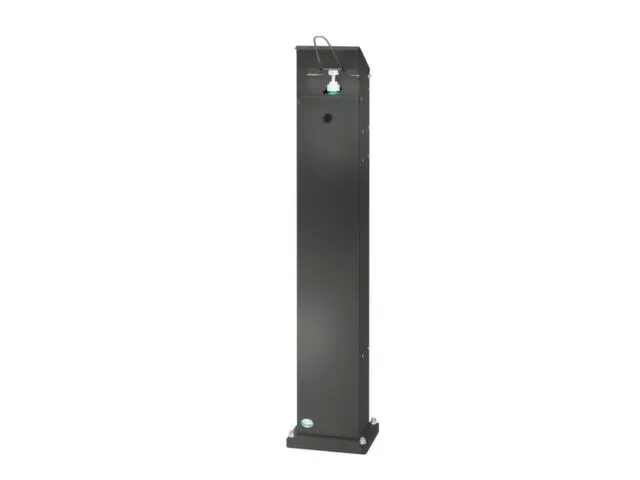 ontsmettingsmiddeldispenser HxBxD 1147x180x130mm v. 1l v. buiten