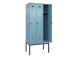 locker,HxBxD 2120x900x500mm,3vak,vak B 300mm,draaigrendel
