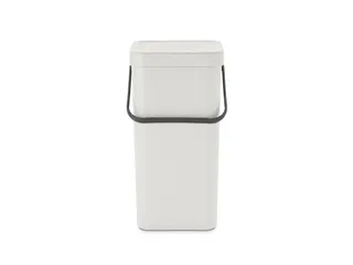Afvalemmer Sort & Go 16 Liter Lichtgrijs - 2