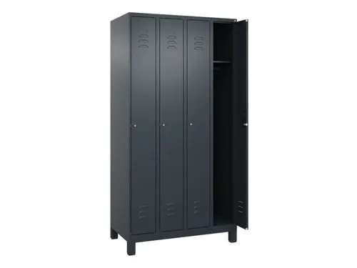 locker,HxBxD 1950x1000x500mm,4vak,vak B 250mm,cil.-slot,voeten