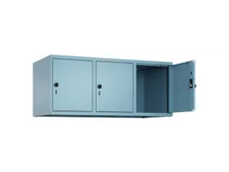 opzetkast,v. locker,3vak.,vak B 400mm,HxBxD 500x1200x500mm