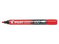 Pilot Permanent Marker 100 Rond Fijne punt Rood
