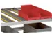 geleidingsrail,v. doorloopstelling,D 1200mm