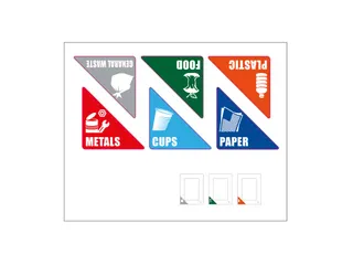 Recycling Stickers RecycloFlex - Engels - 1