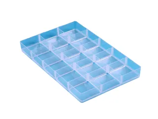 Vakkenverdeler Really Useful 4/9 liter15 vakken 342x215x35mm transpara - 1