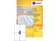 Etiket Avery DP004-100 105x149mm kopieren wit 400stuks