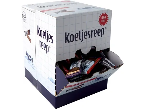 Chocolade Koetjesreep mini circa 180 stuks