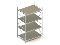 Breedvakstelling Basisveld Hxbxd 2500x1507x1050mm 4 Houten Legborden