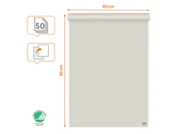Flipoverpapier Nobo standaard 65x95cm dubbelzijdig plano 50vel