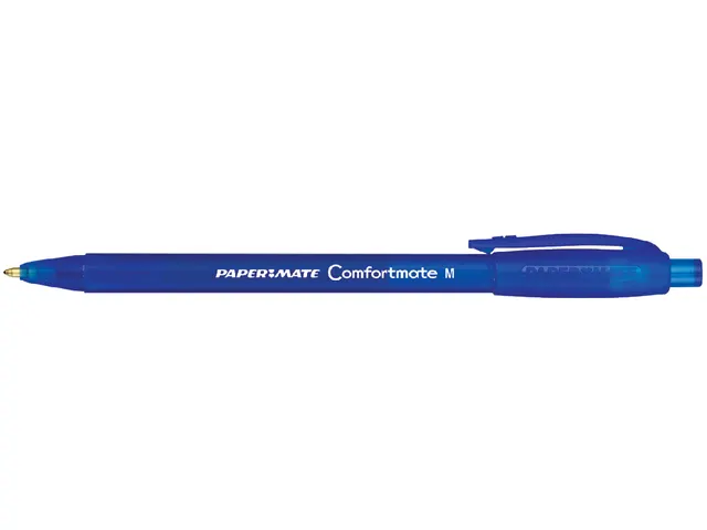Stylo Bille Paper Mate Comfortmate rétractable Medium Bleu