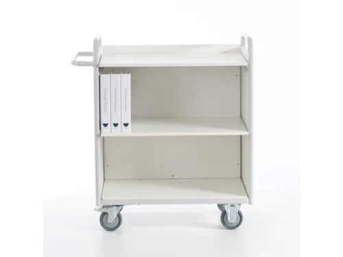 Dossierwagen 150kg 3 Etages H 1070mm 800x490mm Ral7035
