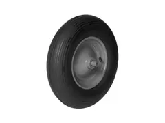 kruiwagenwiel,draagverm. 250kg,ØxB 400x100mm,aslengte 150mm