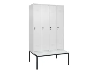 locker voor scheiding van kleding,HxBxD 2120x1200x815mm,4vak - 1