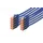 CAT 6 S-FTP patchkabel Cu LSZH AWG 27/7 Lengte 2m 10 stuks Blauw