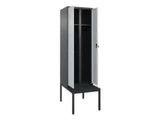 locker voor scheiding van kleding,HxBxD 2120x600x815mm,2vak - 2