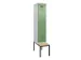 locker met bank,voor scheiding van kleding,HxBxD 2120x400x815mm,1vak