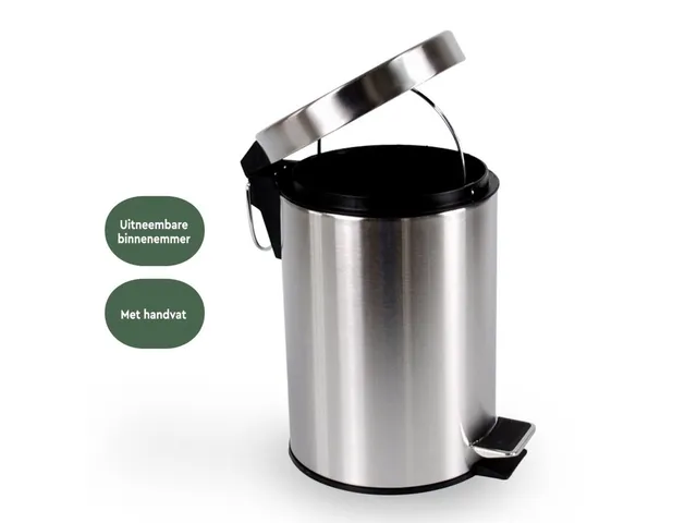 Pedaalemmer 3 Liter RVS