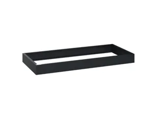 sokkel,HxBxD 100x1200x500mm,kunststof,RAL7021,meerprijs - 1