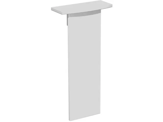 designelement,v. balie,B 500mm,hout,lichtgrijs