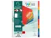 Tabbladen glanskarton 225g met versterkte tabs 12-delig A4 Assorti