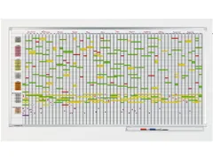Professionele Jaarplanner 75 items / personen 100x200cm