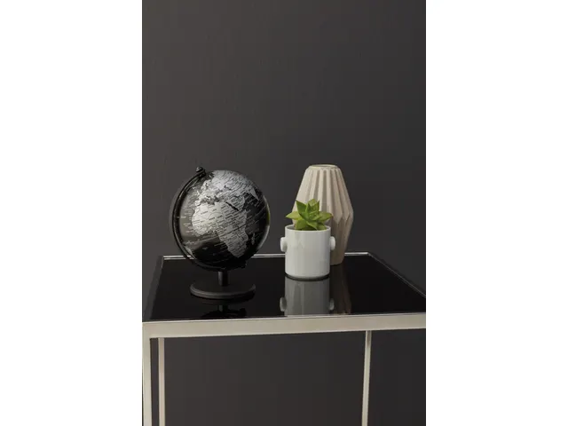 TROIKA Wereldbol Gagarin 13cm Zwart-zilver