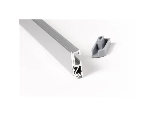 Roll-Banner Triangle 150x220cm 2 Voeten Zilver