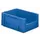 Euronorm Stapelkrat Blauw 175x400x300mm 14.5l Gesloten Grijpopening