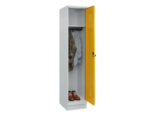 locker,HxBxD 1950x400x500mm,1vak,vak B 400mm,draaigrendel,sokkel