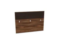 baliepaneel bureau aanbouw achter NP-tiepolo nut BN2036-bruin 1600mm