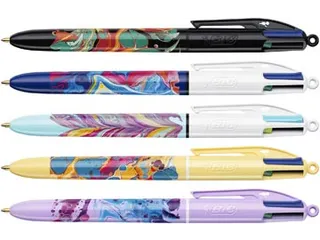 BIC Colours Hydro Purple 4-kleurenbalpen medium - 1