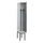 locker voor scheiding van kleding,HxBxD 2120x300x500mm,1vak