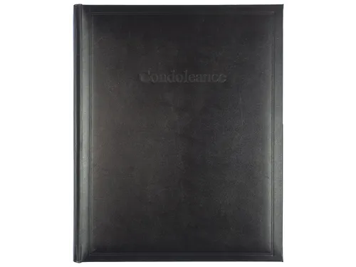 Condoleance Album Kangaro 260x210mm Zwart