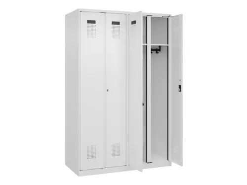 locker voor scheiding van kleding,HxBxD 1850x1200x500mm,4vak