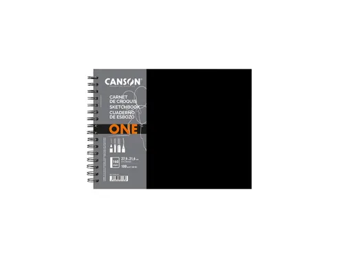 Schetsboek Canson Art Book One spiraalgebonden 160vel 100gr 279x216mm