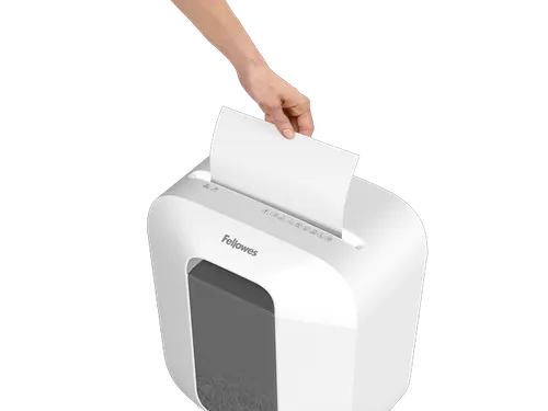 Papiervernietiger Fellowes LX25 4x37mm wit