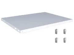 legbord,v. traversestelling,BxD 1000x800mm,vakl. 230kg,staal,RAL7035