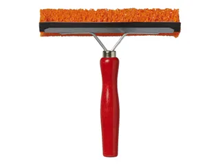 Raamtrekker ProPlus met houten steel 145mm rood - 1