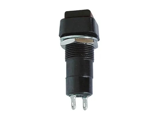 R18-23 Drukschakelaar On-(Off) Zwart 3A/125V